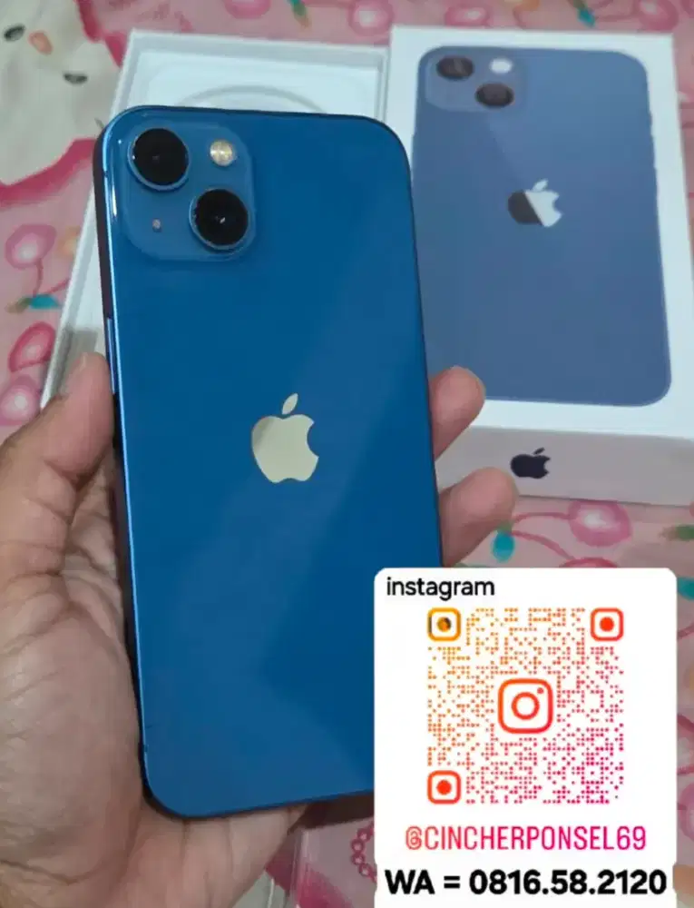 Jual iphone 13 Ibox 128gb siap nominus siap pakai
