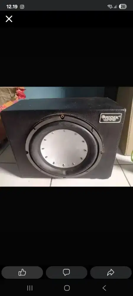 Subwoofer rodek 10inch sama monoblok ads