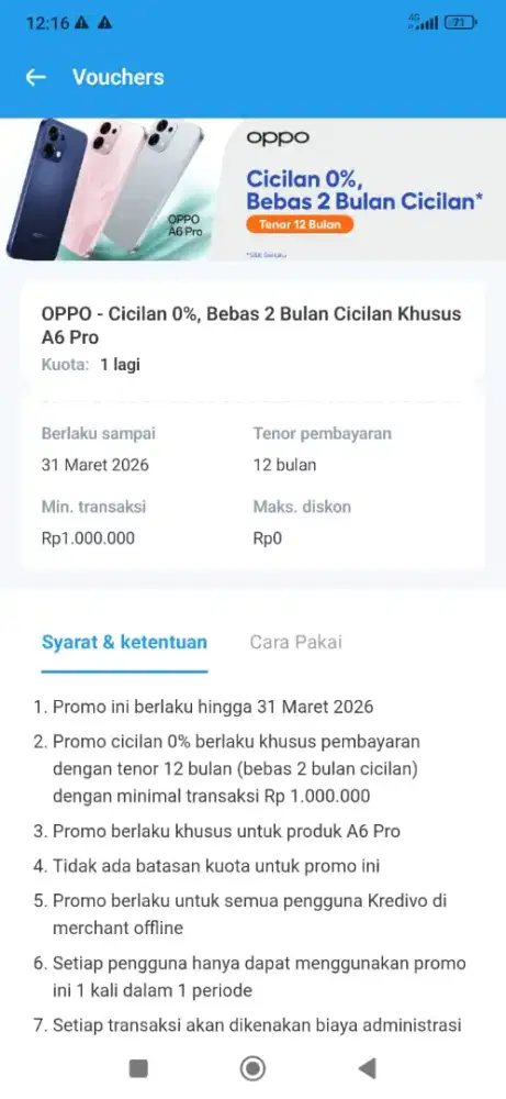 promo 0*% pree order Oppo reno 15 series