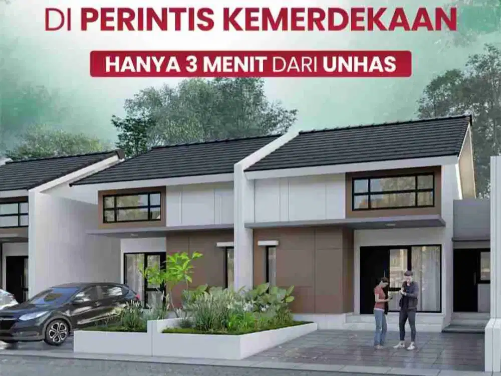 Rumah Type 36/98 Perintis KM dekat Kampus Unhas Makassar