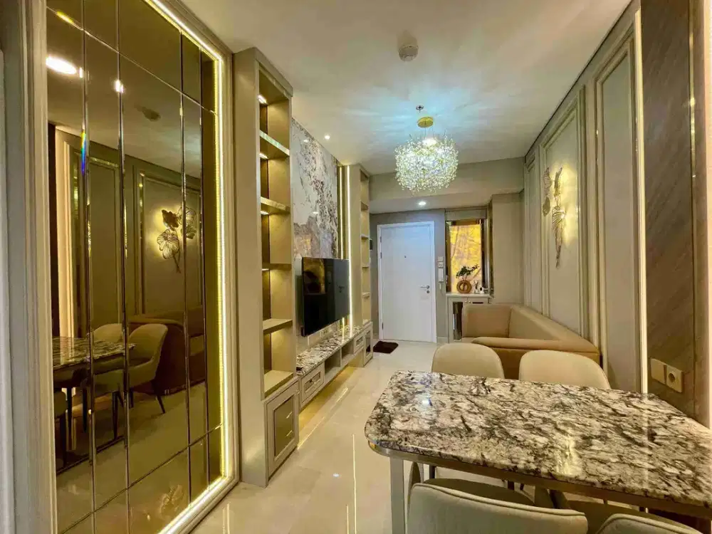 Dijual Apartemen Podomoro Tower Lexington tipe 2 bedroom ukuran 56m2 Siap Huni