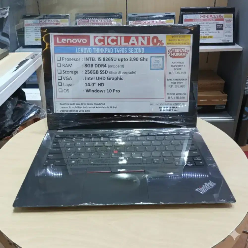 Kredit Cicilan Laptop LENOVO THINKPAD T490S Second