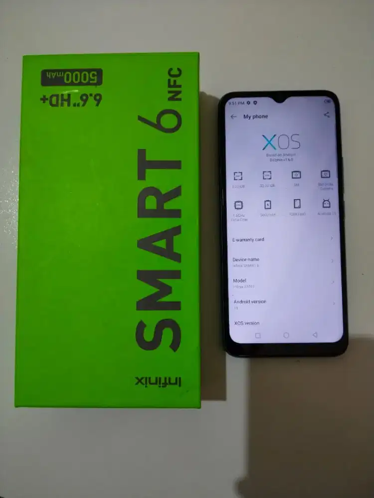 Di jual hp infinix smart 6 NFC