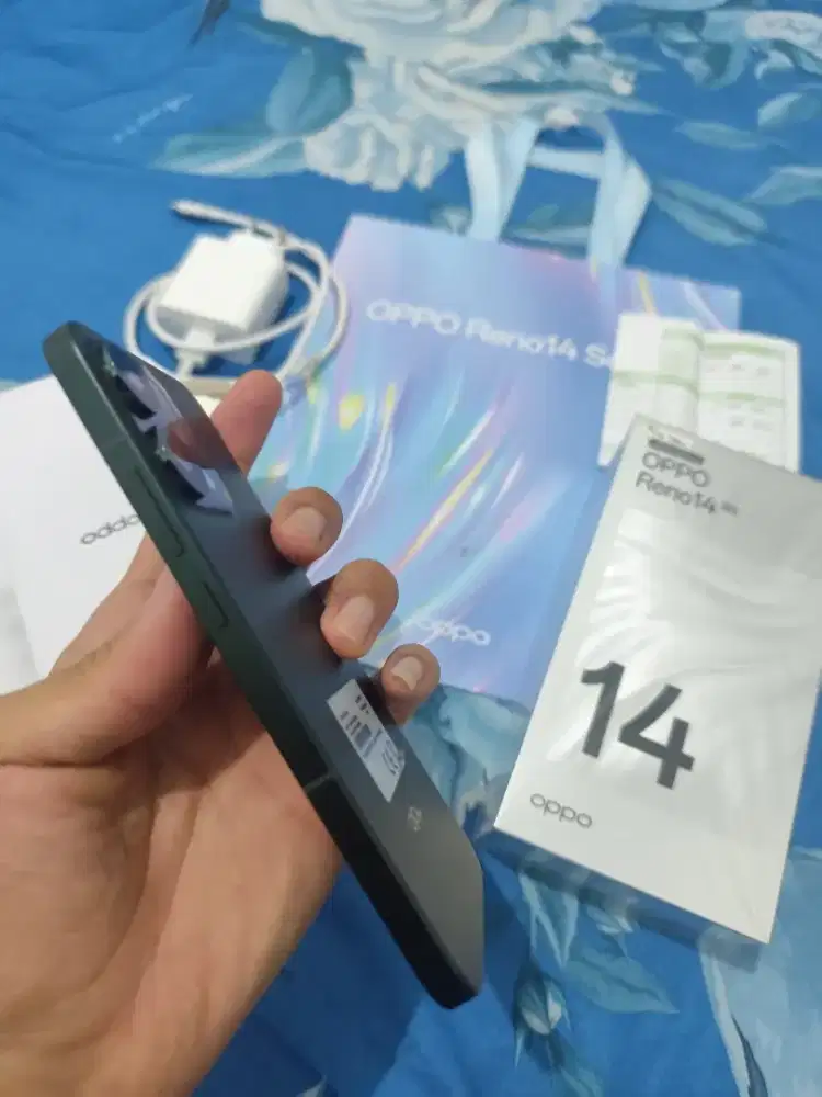 Oppo reno 14 5G 8/256 green garansi on