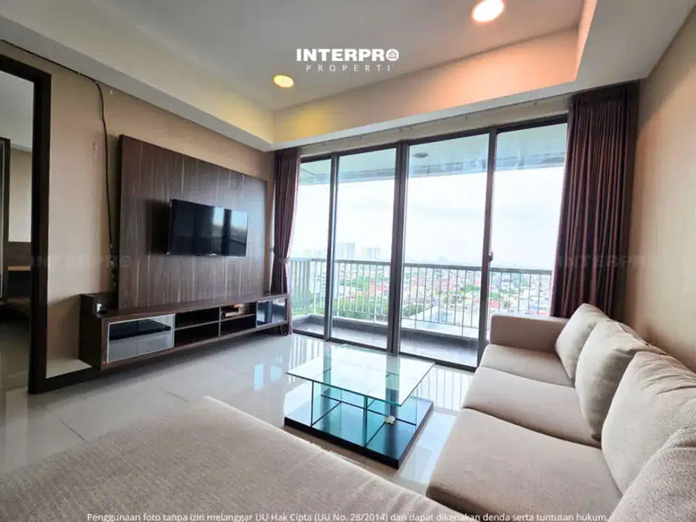 Apartemen 2 Bedroom Dijual St Moritz Puri Indah Tower Royal Full Furnished - Luas 82m2