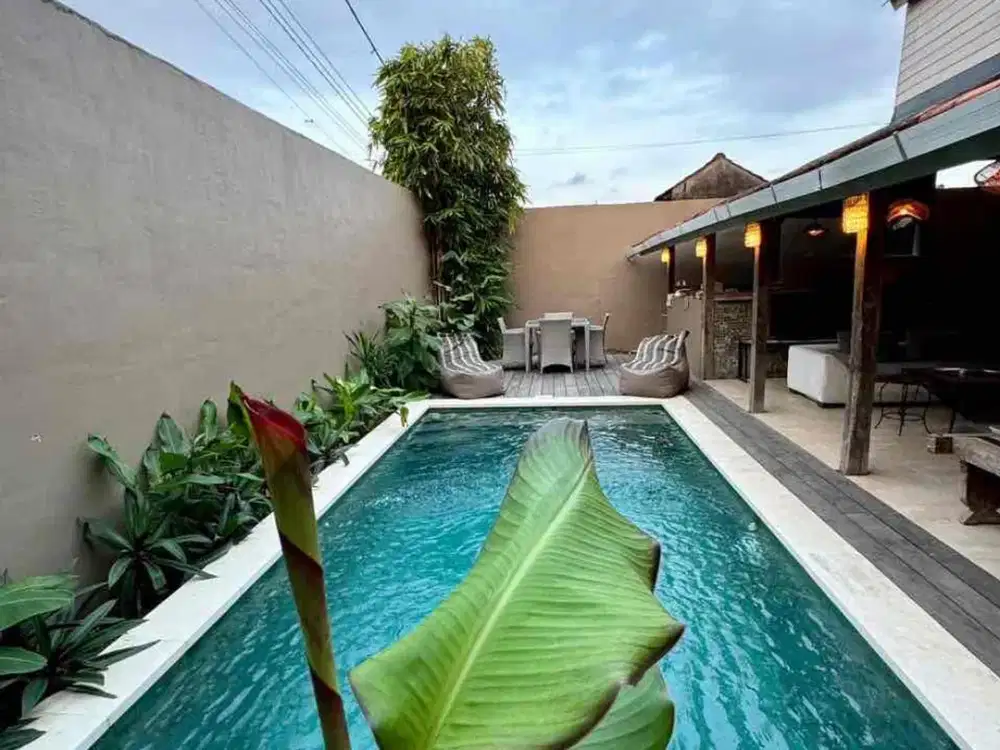 Disewakan Villa 2 Kamar dengan Private Pool di Muding, Kerobokan – Tahunan