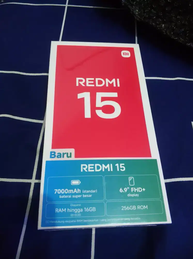 REDMI 15 RAM 8/256GB BNIB SEGEL