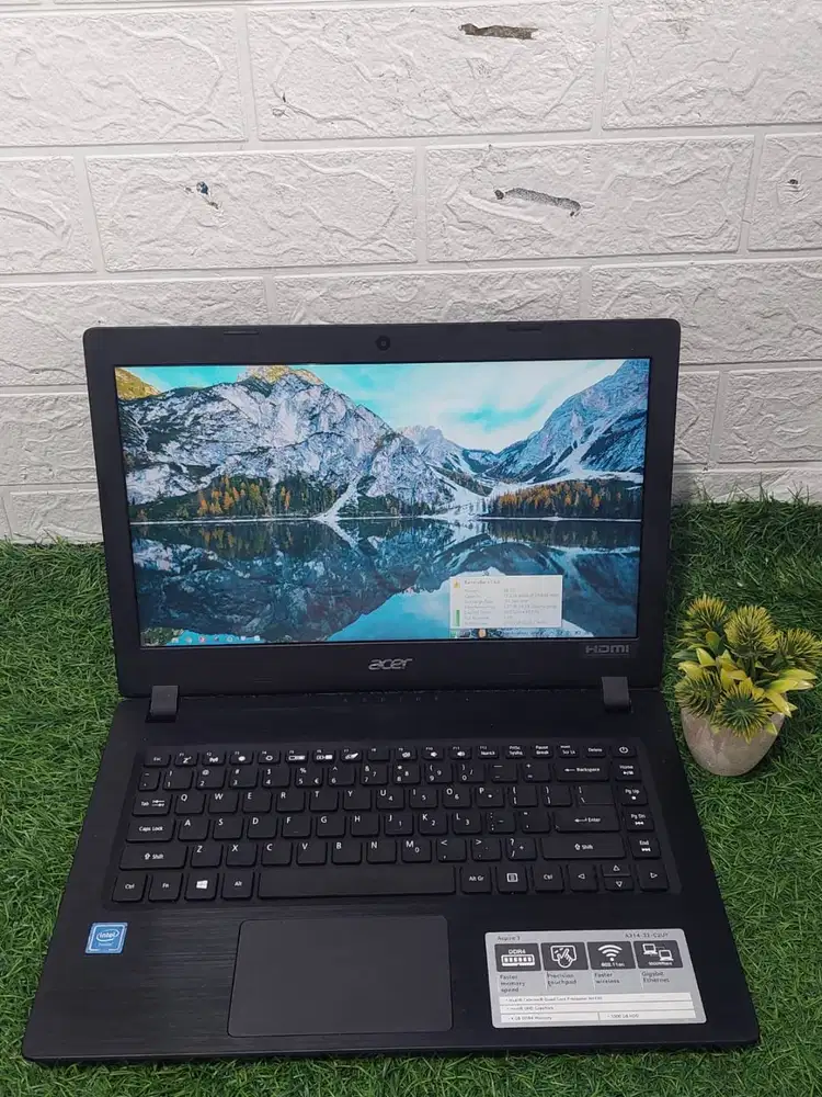 LAPTOP ACER A314-32 INTEL N4120 RAM 4GB SSD 128GB