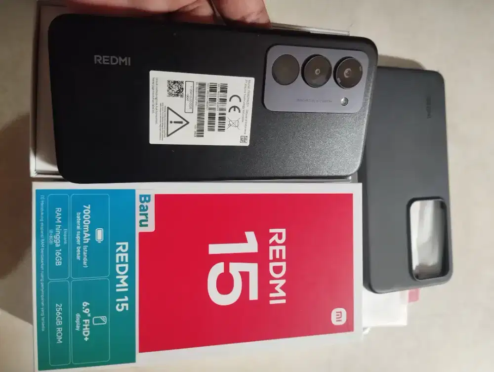 Redmi 15 ram 8/256 fulset mulus