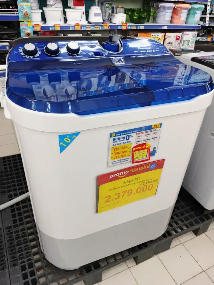 MESIN CUCI 2 TABUNG PROMO CICILAN TANPA DP