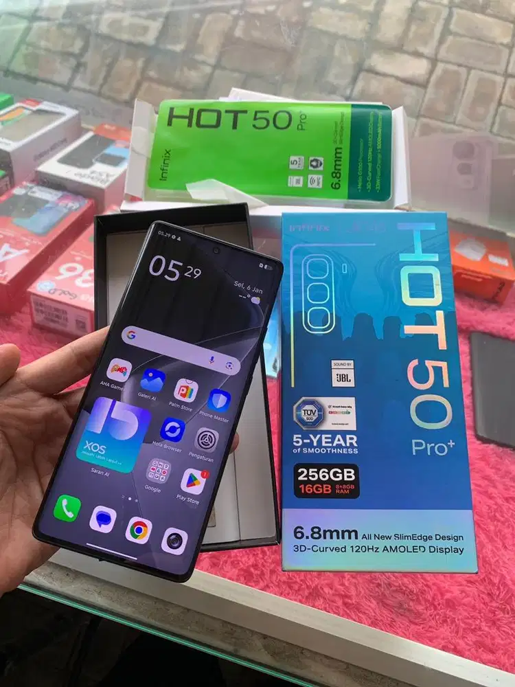 Infinix hot 50pro+ 8/256 nominus segel ori