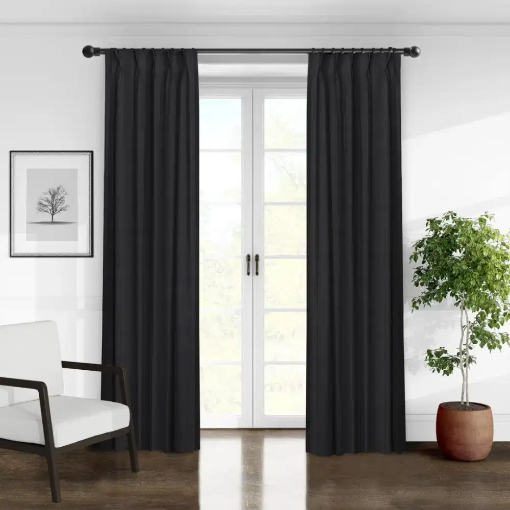 Gorden estetik, tipe blackout/tebel, (harga untuk dua helai gorden)