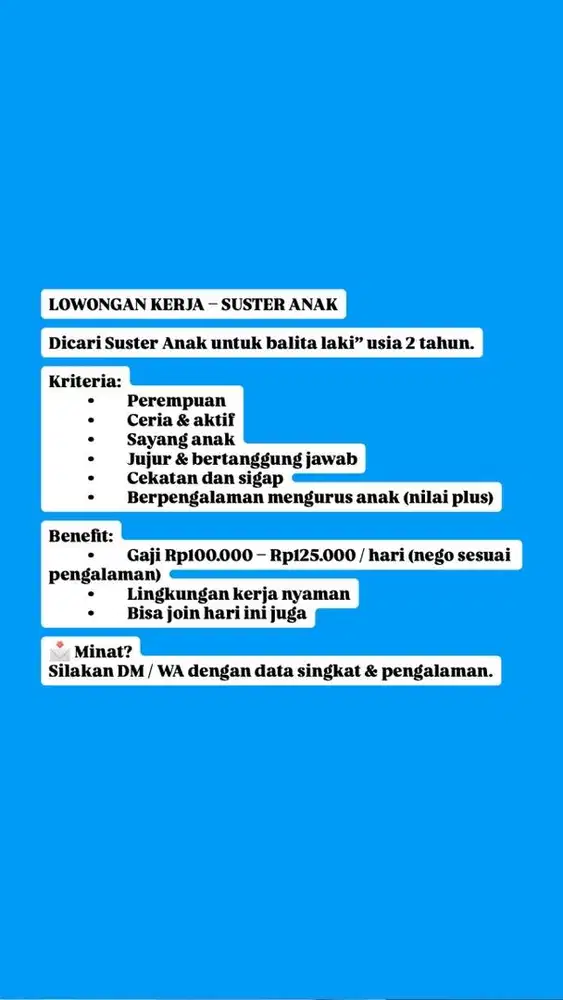 Babysitter Nanny Toddler