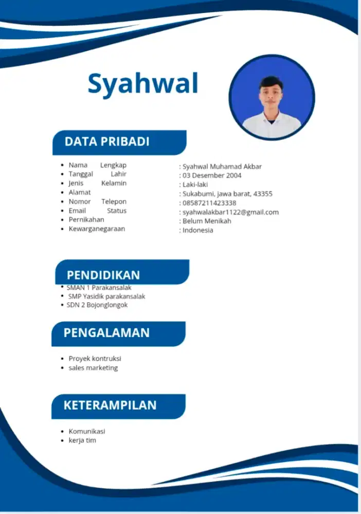 Saya mencari pekerjaan