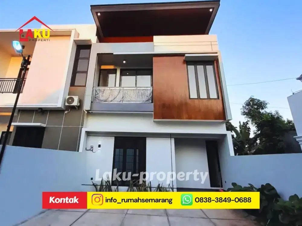 Tinggal 1 Unit! Rumah Pesan Bangun 2 Lantai Durian Townhouse Banyumanik – SHM IMB