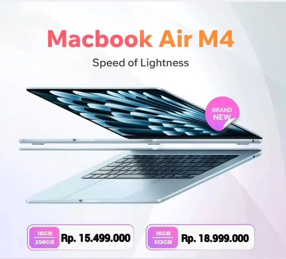 Kredit Macbook Air M4 256Gb/512Gb Free Admin