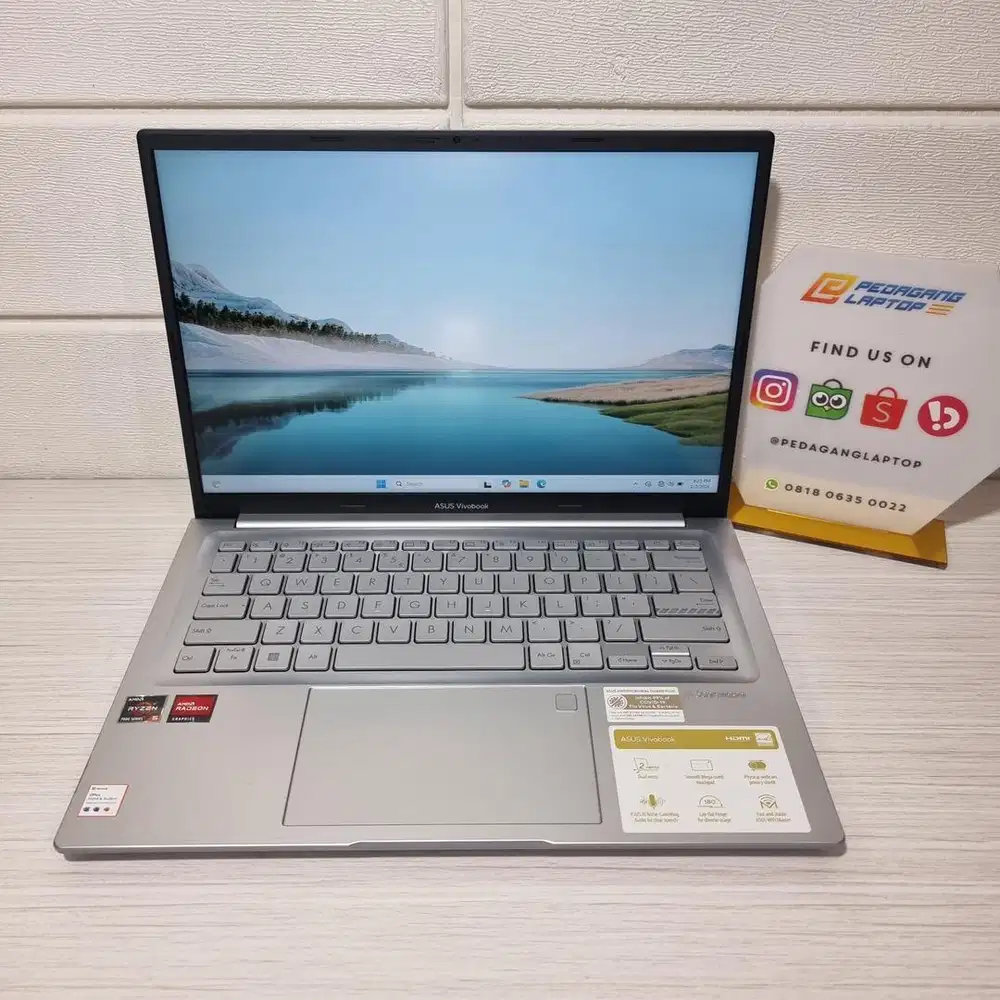 ASUS VIVOBOOK 14 M1405YA AMD RYZEN 5-7430U 16GB/512GB WUXGA DISPLAY