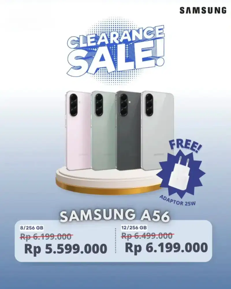 Kredit Samsung A56 8Gb/12Gb Free admin & Adaptor