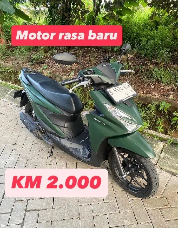 Jual Honda beat deluxe 2025 km.2000