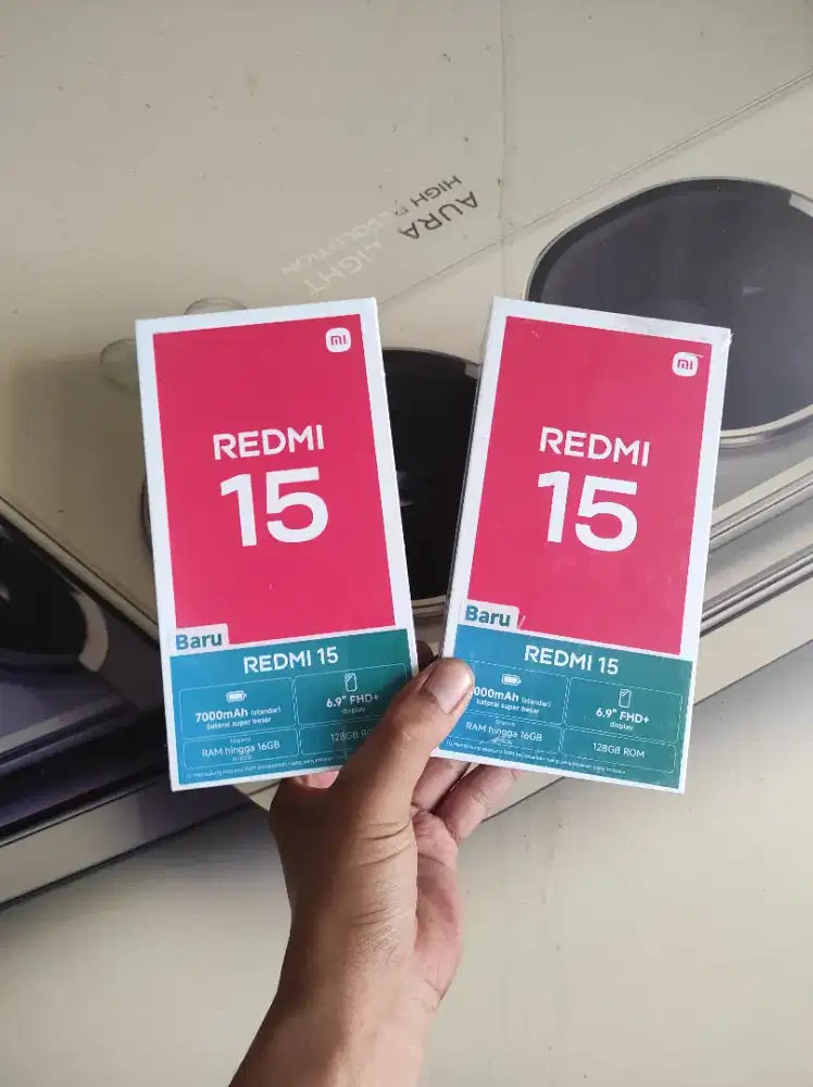 FAST RESPON WA Xiaomi Redmi 15 NFC 8+8/256 Garansi resmi 15bln