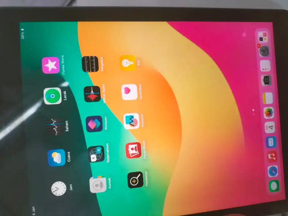 Ipad 6 128GB wifi only fullset mulus