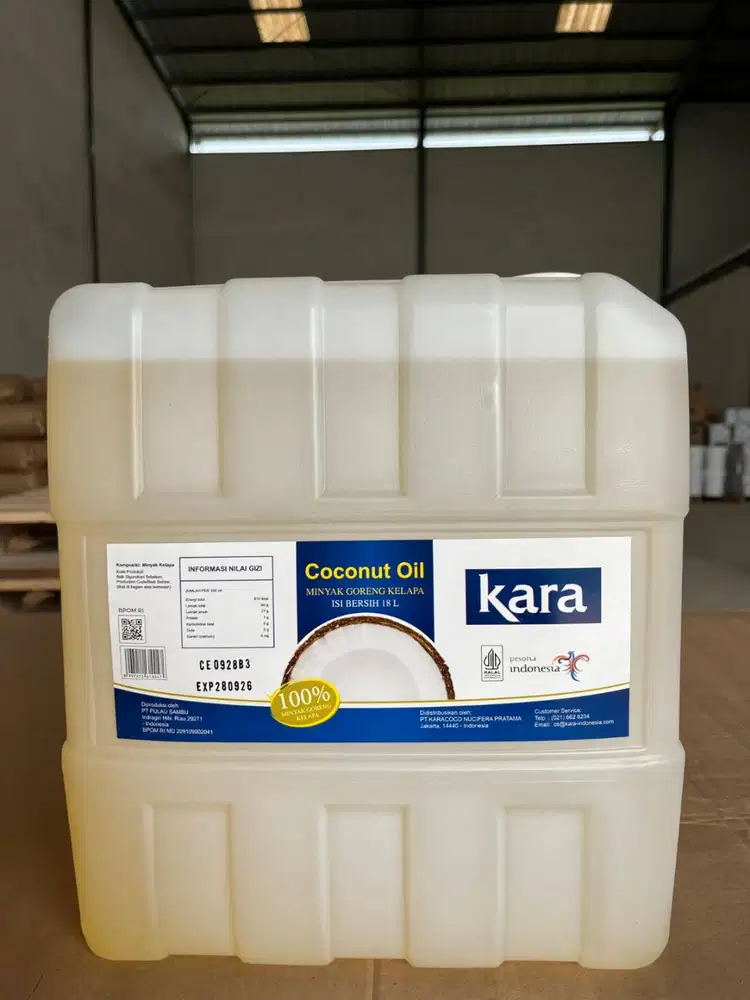 Minyak Kelapa / RBD / Coconut Cooking Oil 18 Liter (Jerigen)