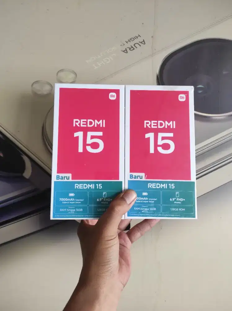 FAST RESPON WA Xiaomi Redmi 15 NFC 8+8/128 Garansi resmi 15bln