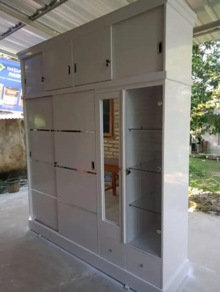 Almari sleding minimalis