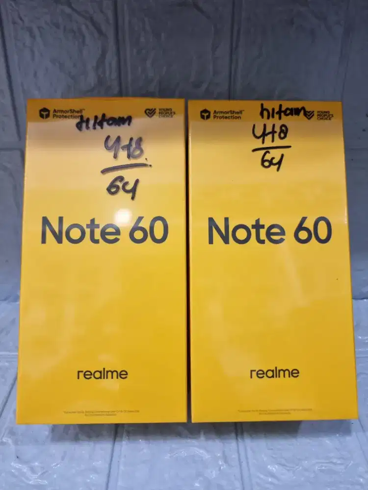 REALME NOTE 60 4+8/64 KAMERA 32MP BARU SEGEL RESMI