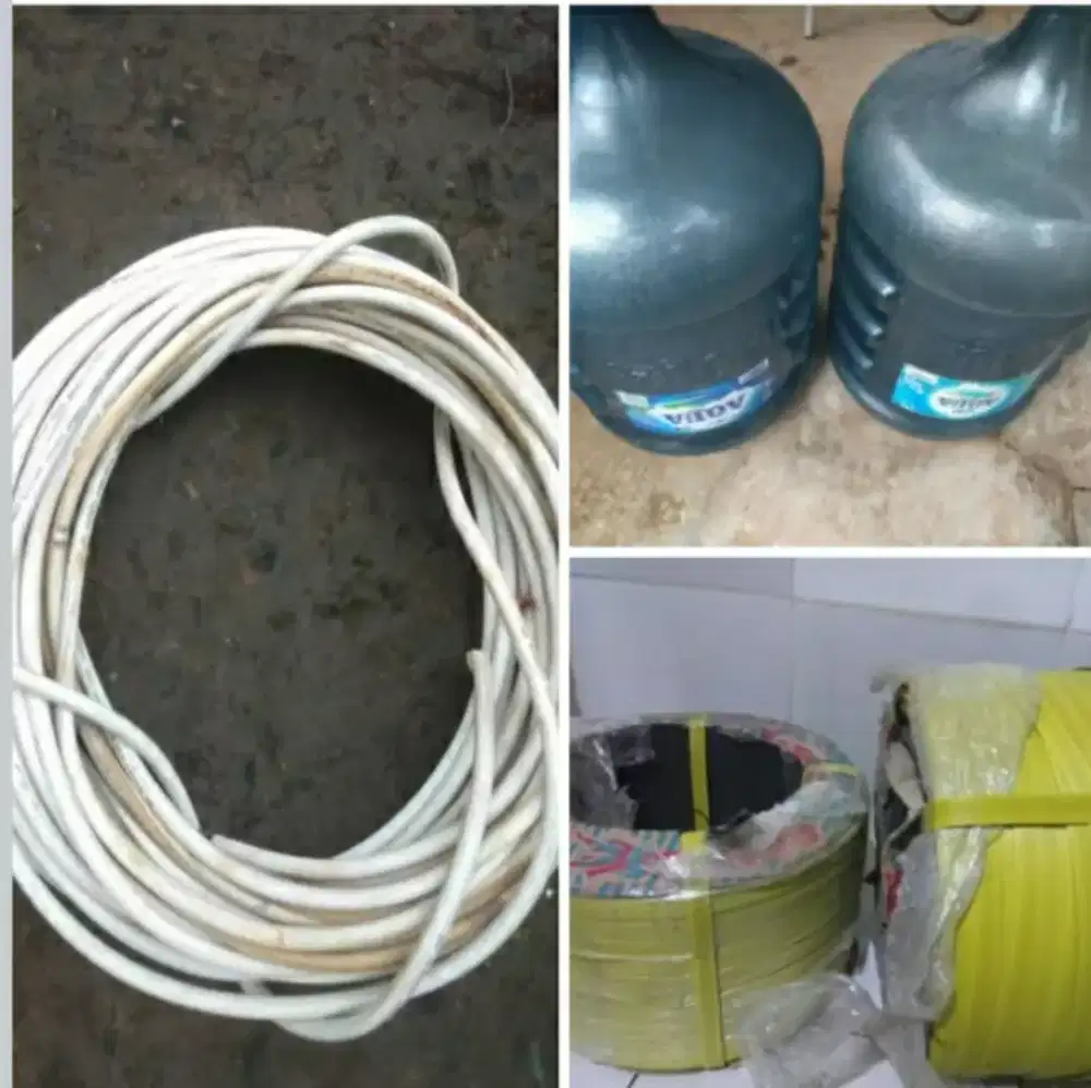 kabel serabut, galon & tali strapping