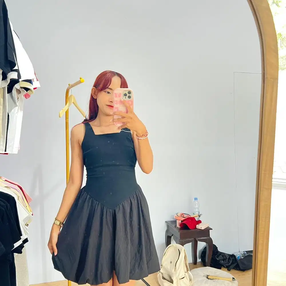 DRESS PENDEK POLOS IMPORT BANGKOK