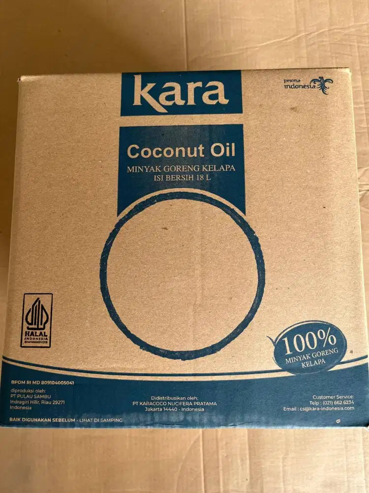 Minyak Kelapa / RBD / Coconut Cooking Oil 18 Liter (BIB)