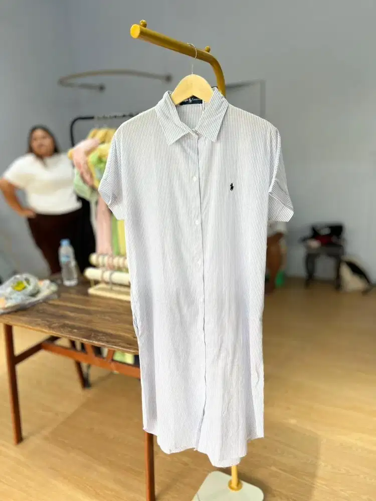 DRESS POLO IMPORT BANGKOK PANJANG BANYAK WARNA