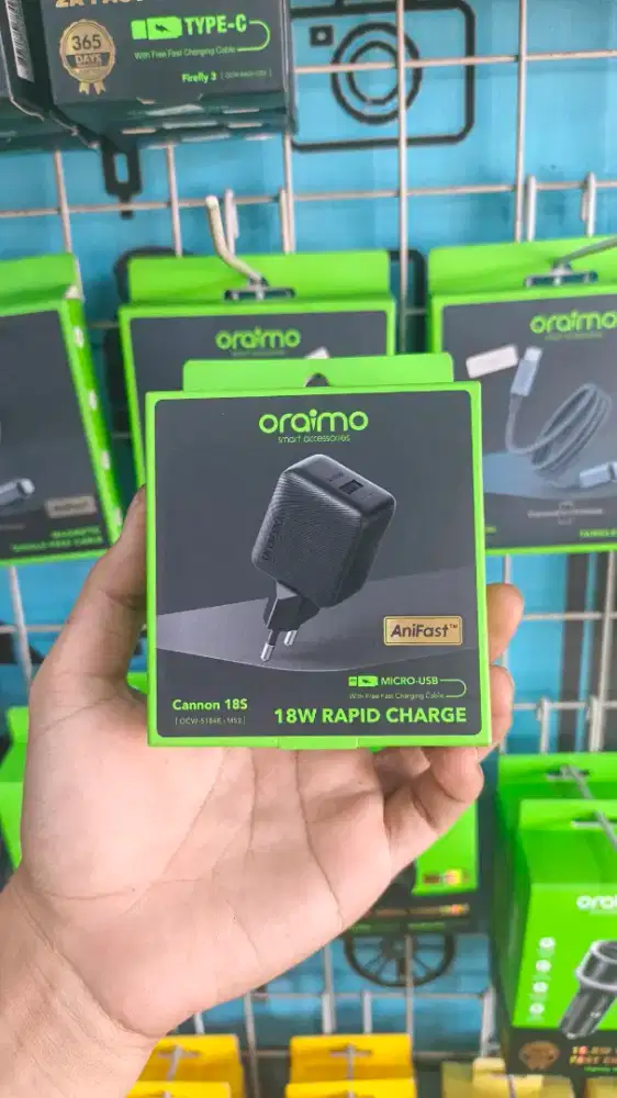 TRAVEL CHARGER MICRO USB 18W ORAIMO OCW-5184E+C53