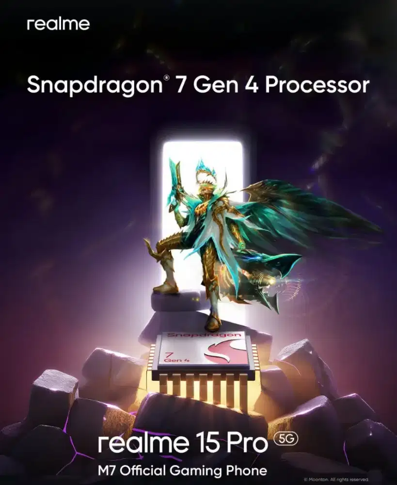 Realme 15 pro 5G baterai besar 7000 mah bisa cash dan kredit