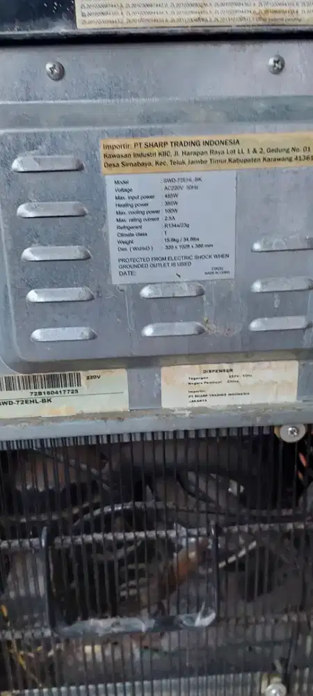 DISPENSER  SHARP RUSAK