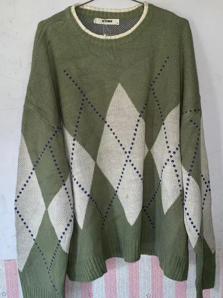 sweater rajut/sweater panjang (nego)