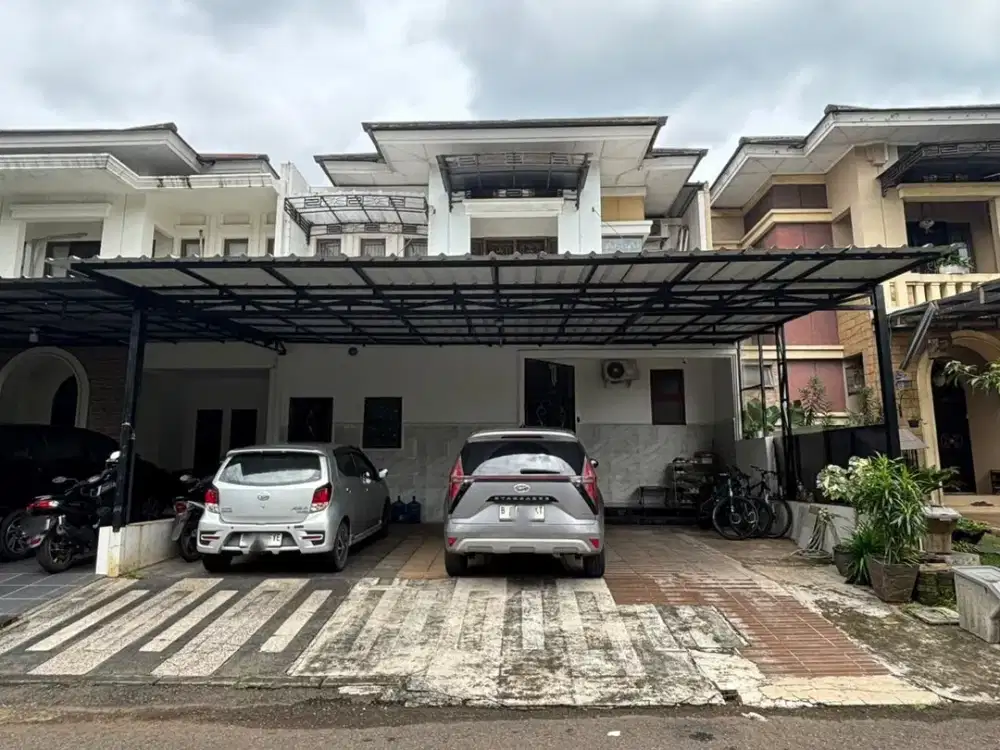 Dijual Rumah River Town 2 Lantai Open Space, Luas Tanah 180M2, Kamar Tidur 4, Carpot 3 Mobil, bisa KPR Grand Wisata Bekasi