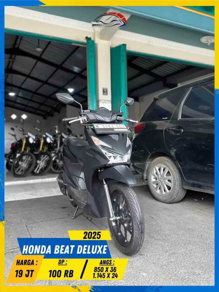 HONDA BEAT DELUXE 2025 KEYLESS READY LURR HIKMAH MOTOR KEPUH MALANG