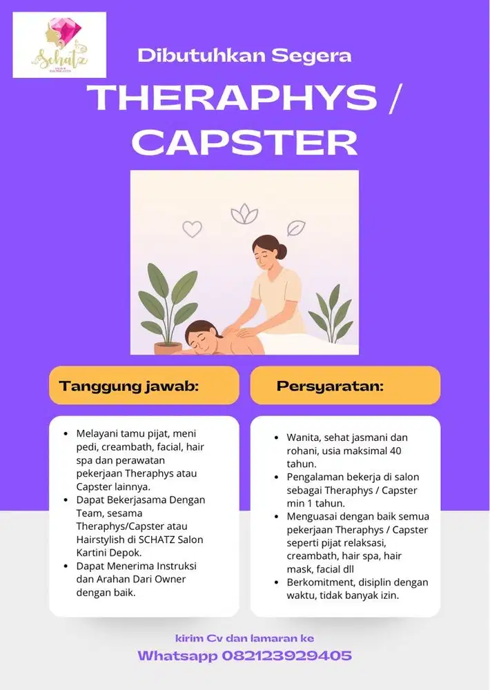 Lowongan Kerja Salon Khusus Wanita