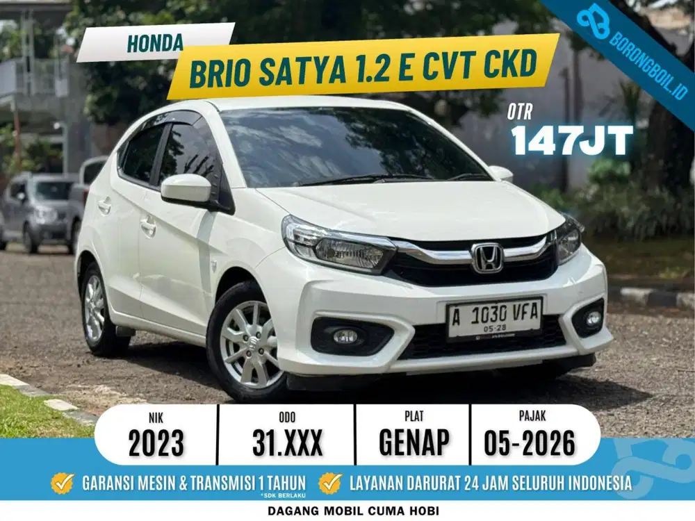 Honda Brio satya 1.2 E cvt 2023