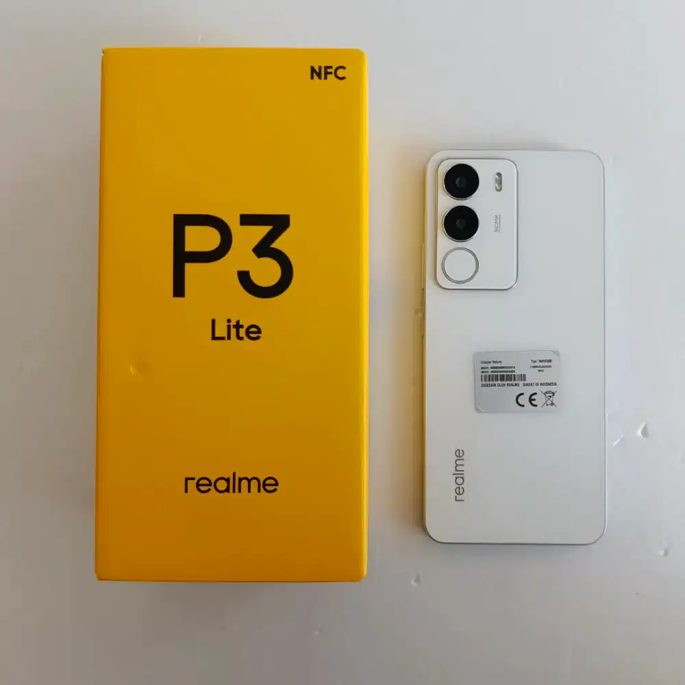 Realme P3lite ram 8gb (4+4) memori 128gb garansi resmi