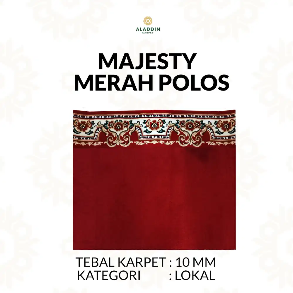 Promo murah karpet masjid tebal bekualitas bisa cod pati dan sekitarny