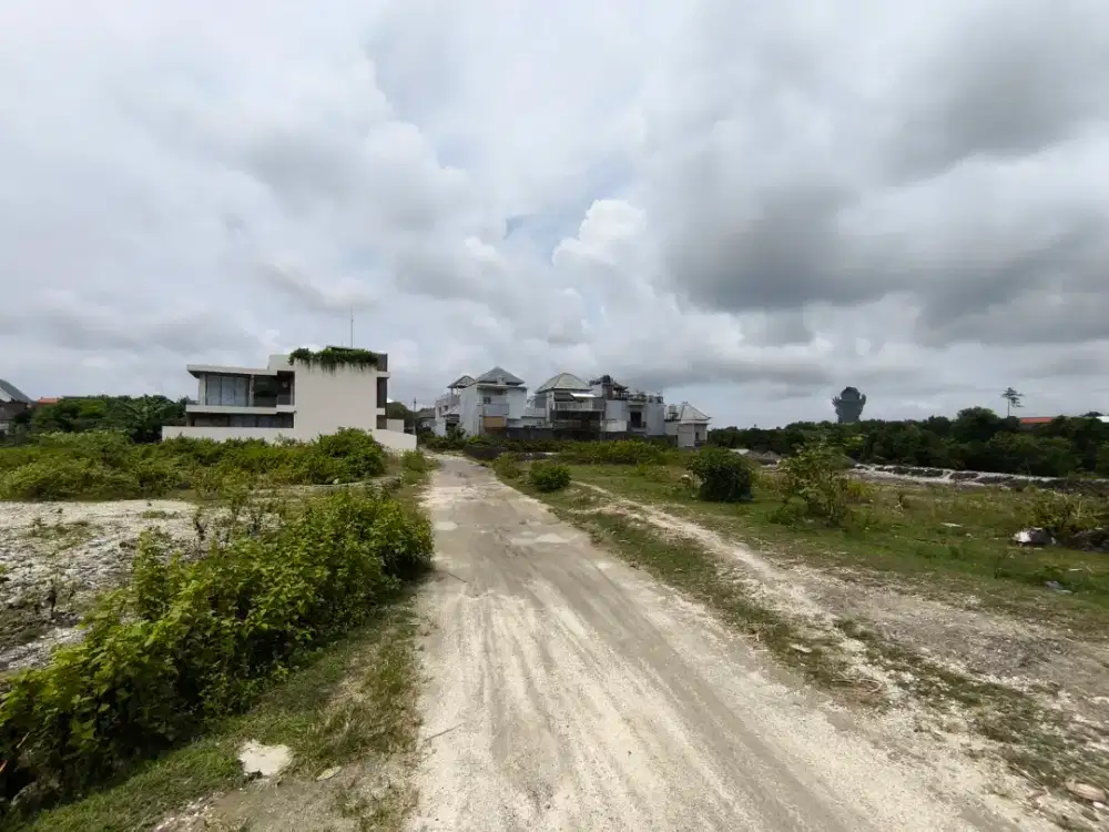 Dijual Tanah 13.400 m2 di Goa Gong Ungasan dekat GWK Bali