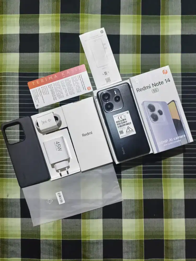Redmi Note 14 5G 8gb/256gb Mulus Fullset