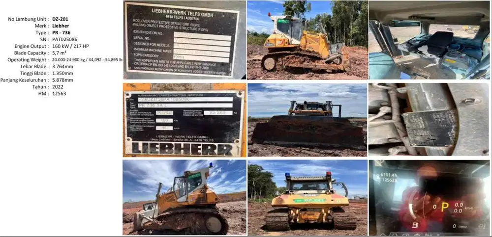 Dozer LIEBHERR PR 736 2022 (bulldozer Komatsu D85 D65 Caterpillar D6R)