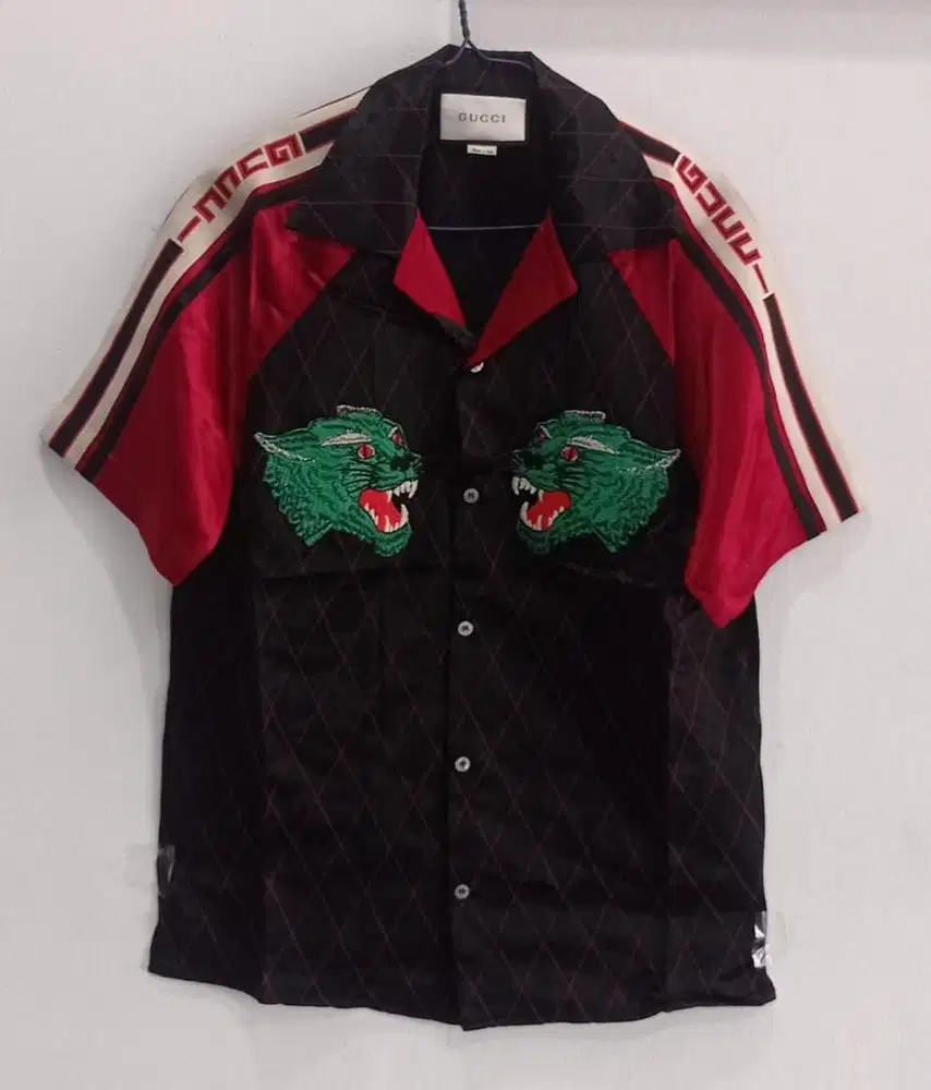 GUCCI PANTHER BOWLING BLACK TSHIRT