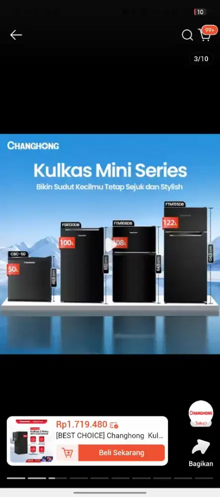 Changhong FTM155DB 2 PINTU