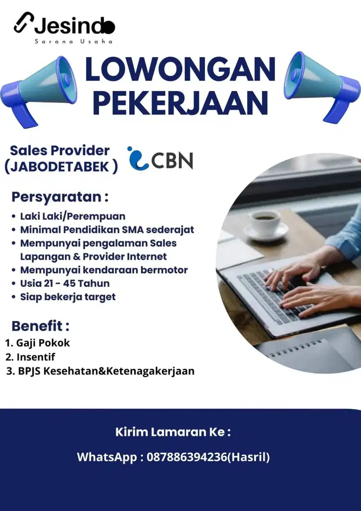 Sales Provider Internet Jabodetabek