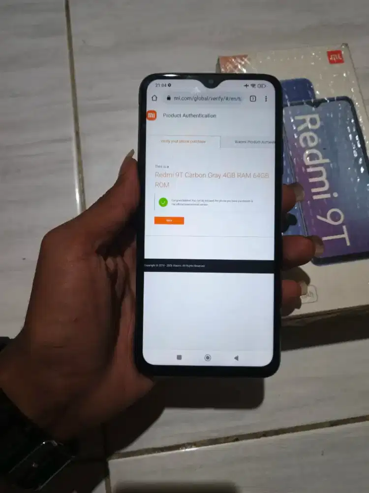 Xiaomi Redmi 9T 4/64 Fullset